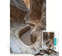 Rompecabezas difícil Sendero en un cañón Estrecho para Adultos, 1000 Piezas, Think Toy, diversión Tranquila, diseño Limpio y Elegante (38x52cm)
