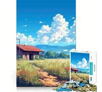 Rompecabezas difícil Serenidad Rural para Adultos, 1000 Piezas, Juguete de lógica Fina, diversión Tranquila, Bordes limpios, Regalo considerado (50x75cm)