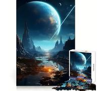 Rompecabezas difícil Space Oasis para Adultos, 1000 Piezas, Juguete Que desafía la Mente, Entretenimiento Suave, Corte preciso, Regalo Memorable (38x26cm)