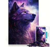 Rompecabezas difícil Space Wolf para Adultos, 1000 Piezas, Juguete Inteligente, diversión Casual, Corte preciso, Regalo artístico 50x75cm