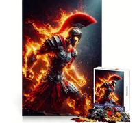 Rompecabezas difícil Spartan Warrior para Adultos, 1000 Piezas, Recall Upgrade Gentle Relax Clear Cut Unique Gift 50x75cm
