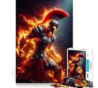Rompecabezas difícil Spartan Warrior para Adultos, 1000 Piezas, Recall Upgrade Gentle Relax Clear Cut Unique Gift 50x75cm