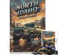 Rompecabezas difícil Todoterreno del Norte de Idaho para Adultos, 1000 Piezas, Juego Inteligente para el hogar, Disfruta del Montaje de la Imagen, Regalo Festivo (50x75cm)