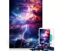 Rompecabezas difícil Tormenta Arcoíris para Adultos, 1000 Piezas, Juguete de lógica Pura, Actividad para el hogar, Corte Limpio, Bonito Regalo (38x26cm)