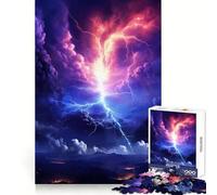 Rompecabezas difícil Tormenta Espacial para Adultos, 1000 Piezas, Juguete Inteligente, diversión Casual, Corte preciso, Regalo artístico 38x26cm
