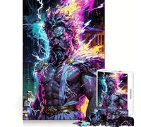 Rompecabezas difícil Zeus︰ Neon Pantheon para Adultos, 1000 Piezas, Mejora la Memoria, Tiempo Bien invertido, Bordes limpios, (50x75cm)