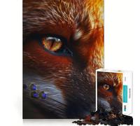 Rompecabezas difícil Zorro Rojo para Adultos, 1000 Piezas, Juguete de lógica Pura, Actividad para el hogar, Corte Limpio, Bonito Regalo (38x52cm)