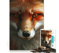 Rompecabezas difícil Zorro Rojo para Adultos, 1000 Piezas, Juguete Que desafía la Mente, Entretenimiento Suave, Corte preciso, Regalo Memorable (38x52cm)