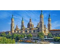 Rompecabezas Difíciles para Adultos 1000 Piezas Basílica De Nuestra Señora del Pilar España Zaragoza 75 * 50Cm