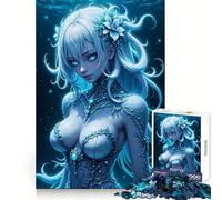 Rompecabezas Digital de 1000 Piezas NINFA del Agua para Adultos Estimula la Mente, fomenta la relajación y Proporciona un Encaje Firme (38x26cm)