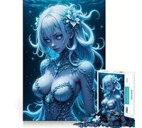 Rompecabezas Digital de 1000 Piezas NINFA del Agua para Adultos Juego de Memoria Cerebral Encaje Huecos Actividad Relajante para un Descanso Mental (50x75cm)