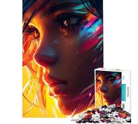 Rompecabezas Digital de 1000 Piezas para Adolescentes Arte Que Ayuda a ejercitar el Cerebro el análisis y la lógica Juegos educativos para Mayores de 14 años (38x26cm)