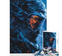 Rompecabezas Digital de 1000 Piezas para Adultos Esquiador en la tormenta Rompecabezas de 1000 Piezas con diseño Educativo Regalos de Amigo Invisible Ideal para Pasar el Tiempo en casa Durante