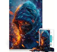 Rompecabezas Digital de Arte de Esquiador para Adolescentes, 1000 Piezas, Juguete de lógica Mental, Alivio del estrés, Corte Firme, Regalo de Papá Noel 50x75cm