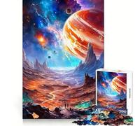 Rompecabezas Digital de Pintura Espacial de 1000 Piezas para Adolescentes Fortalece la Memoria, Calma, relajación, Bordes Suaves Regalo increíble (38x26cm)
