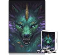 Rompecabezas Digital de Unicornio y Lobo, 1000 Piezas, para Adolescentes, Desarrollo cognitivo, Divertido Juego, celebración Especial, Regalo, tamaño 38x52cm
