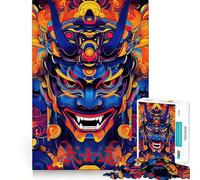 Rompecabezas Digital japonés de 1000 Piezas con diseño de máscara Oni para Adolescentes Juguete cognitivo para un pasatiempo Tranquilo Borde Premium Lista de Deseos de Santa Claus (38x52cm)