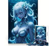 Rompecabezas Digital para Adultos NINFA del Agua de 1000 Piezas Ideal para desarrollar la Memoria, Relajarse, divertirse y Disfrutar de una cálida Navidad (50x75cm)