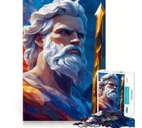 Rompecabezas Digital Poseidon de 1000 Piezas para Adultos, Ideal para estimular la Memoria, entretenerse en casa o Decorar la Pared (38x52cm)