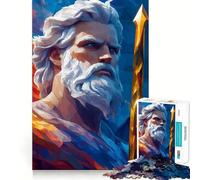 Rompecabezas Digital Poseidon de 1000 Piezas para Adultos, Juguete Inteligente, Divertido y silencioso, con Bordes Suaves, Ideal para Festivales (50x75cm)