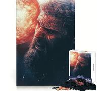 Rompecabezas Dios Enojado con orbe llameante de 1000 Piezas para Adolescentes Ideal para desarrollar la Memoria calmar el Ocio y Crear un Ambiente Festivo Bordes impecables (50x75cm)