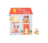 Rompecabezas - DISNEY - Casa de Ratón - 4 piezas - Madera - Multicolor