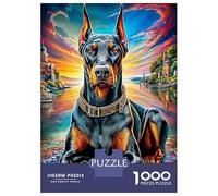 Rompecabezas Dóberman Pinscher 1000 Piezas Puzzle - Juego Didáctico para Adultos Y Niños, 52x38cm/1000pcs