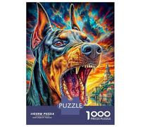 Rompecabezas Dóberman Pinscher 1000 Piezas Puzzle para Adultos Y Niños - Juego Didáctico,Divertida Actividad para Toda La Familia 70x50cm/1000pcs