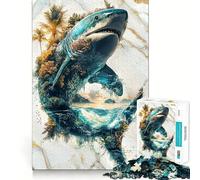 Rompecabezas Dominio de Las Profundidades, 1000 Piezas para Adultos, Juguete de lógica Mental, diversión Tranquila, Corte Firme, Regalo preciado 50x75cm