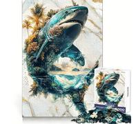 Rompecabezas Dominio de Las Profundidades, 1000 Piezas para Adultos, Juguete de lógica Mental, diversión Tranquila, Corte Firme, Regalo preciado 50x75cm