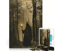 Rompecabezas druida del Bosque Victoriano de 1000 Piezas para Adolescentes Juego para estimular la Mente Montaje Firme y Seguro Actividad Divertida para Toda la Familia (50x75cm)