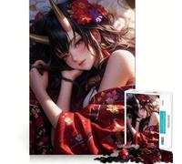 Rompecabezas Dulce Doncella Demonio de 1000 Piezas para Adultos Juguete Inteligente para Jugar en Interiores Corte preciso Un Regalo Encantador 38x52cm