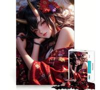 Rompecabezas Dulce Doncella Demonio para Adultos, 1000 Piezas, Juguete Inteligente, Vínculo Familiar, Corte Preciso, Regalo de Temporada 38x26cm