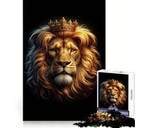 Rompecabezas Duro León Real para Adultos, 1000 Piezas, Juguete de lógica Fina, diversión Tranquila, Bordes limpios, Regalo considerado (38x52cm)