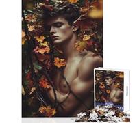 Rompecabezas Duro para Adultos 1000 Piezas Abrazo de otoño︰ Un Momento de Serenidad Juguetes de Bricolaje Regalo de cumpleaños Juego práctico Colección de Artistas Bellas Artes Tamaño 38x26cm