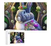 Rompecabezas duro para adultos, 1000 piezas, decoraciones de conejo de Pascua para la venta, rompecabezas para adultos, juego familiar para diversión familiar, gran regalo para juegos, 1000 piezas