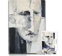 Rompecabezas Duro para Adultos, 1000 Piezas, diseño Abstracto Moderno, para Momentos de Tranquilidad y Disfrute, Juguete de precisión estándar, tamaño 38x52cm