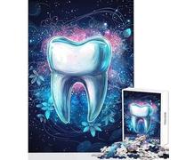 Rompecabezas Duro para Adultos 1000 Piezas diseño de Diente Estelar antiestrés Divertido Regalo Juegos educativos desafío Educativo tamaño 38x26cm