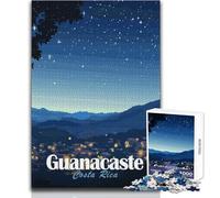 Rompecabezas Duro para Adultos, 1000 Piezas, Guanacaste, Costa Rica, Paisaje Nocturno, diversión Familiar y Juegos nocturnos, patrón para armar, Juguetes antiestrés, tamaño 38x52cm
