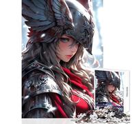 Rompecabezas Duro para Adultos 1000 Piezas Valkyrie Warrior Girl Juguete Educativo Gran Regalo para Juegos Juegos educativos colección de Artistas Bellas Artes tamaño 50x75cm