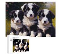 Rompecabezas duro para adultos, 300 piezas, adorables cachorros, jardín, 1 rompecabezas para adultos, juego familiar para diversión familiar, gran regalo para juegos, 300 piezas