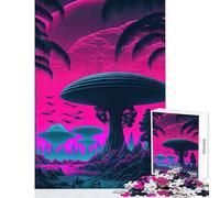 Rompecabezas Duro para Adultos de 1000 Piezas Ecos de Extraterrestres Decoración del hogar Juguetes Ideas de Regalos para Juegos educativos Cada Pieza es única Tamaño: 38x26cm