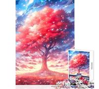 Rompecabezas Duro para Adultos de 1000 Piezas El árbol Original Juguete Educativo Obra de Arte Regalo para Juego Educativo Cada Pieza es única Tamaño: 50x75cm