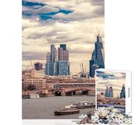 Rompecabezas Duro para Adultos de 1000 Piezas Londres Reino Unido Juguetes antiestrés Regalos de Amigo Invisible Juegos Familiares desafío Educativo tamaño 50x75cm