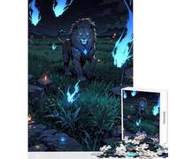 Rompecabezas Duro para Adultos de 1000 Piezas Spirit Lion King Juguetes de decoración para el hogar Ideas de Regalos para Juegos educativos Cada Pieza es única - tamaño 38x26cm