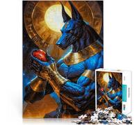Rompecabezas Duro para Adultos de 2000 Piezas “Anubis” Hecho de Papel,para Mayores de 14 años Actividades Familiares Regalos de cumpleaños de Navidad。tamaño:70x100cm/27.5x39.3pulgada