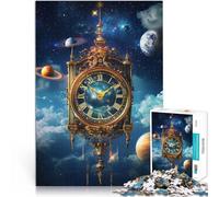 Rompecabezas Duro para Adultos de 2000 Piezas “Reloj clásico” Hecho de Papel,para Mayores de 14 años Juego Intelectual Regalos de cumpleaños de Navidad。tamaño:70x100cm/27.5x39.3pulgada