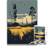 Rompecabezas Ecos de la Naturaleza de 1000 Piezas para Adolescentes, Juego de Aprendizaje de Pensamiento estratégico, Regalo Ideal para Cualquier Evento, tamaño 38x26cm