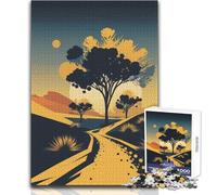 Rompecabezas Ecos de la Naturaleza de 1000 Piezas para Adolescentes, Juego de Aprendizaje de Pensamiento estratégico, Regalo Ideal para Cualquier Evento, tamaño 50x75cm