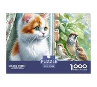 Rompecabezas Educativo Animales 1000 Piezas 52x38cm | Desafío Difícil Que Despierta la Creatividad, Regalo de Cumpleaños Imprescindible, para Adultos, Niños y Familia